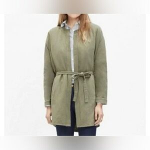 Madewell Olive Green Wrap with Tie